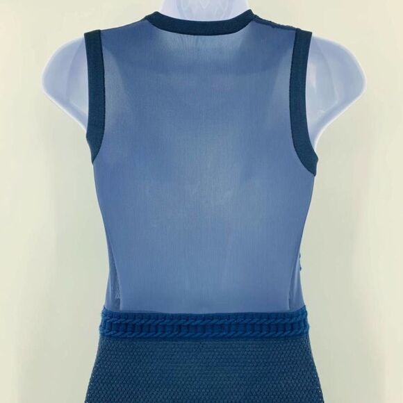 Rag & Bone Navy Mesh Dress Sz‎ XS - Picture 6 of 10